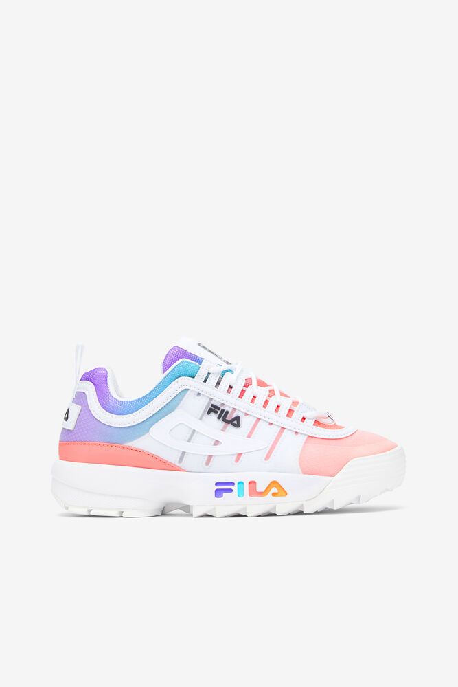 Fila Sneakers Womens White - Disruptor 2 Monomesh - Philippines 3016942-WL